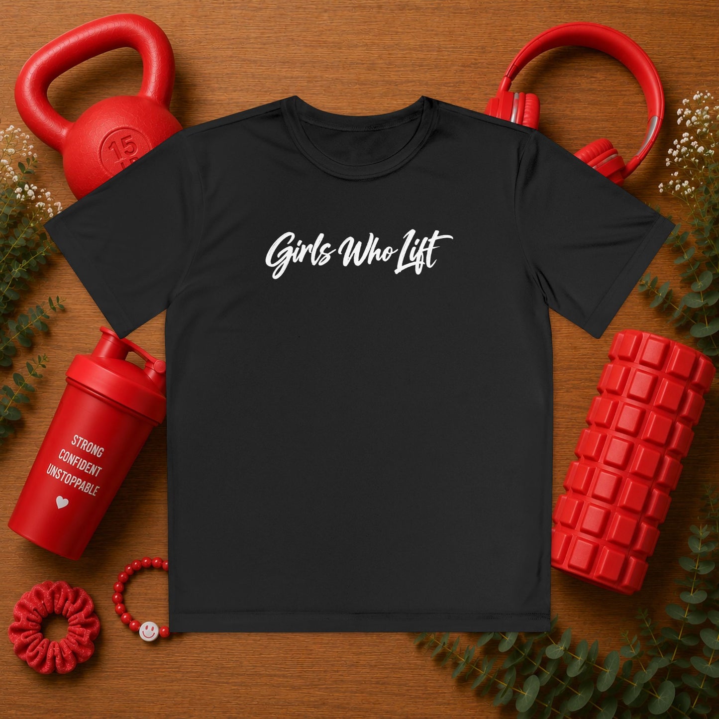 Emily Young Fitness - Girls Who Lift Youth Tee