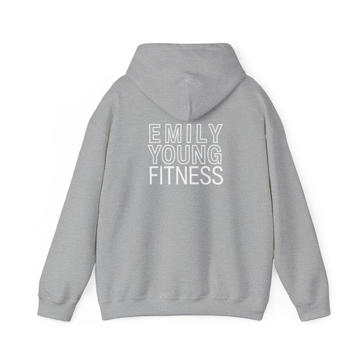Emily Young Fitness PowHerFul Hoodie — Motivational Trainer Hoodie for Women