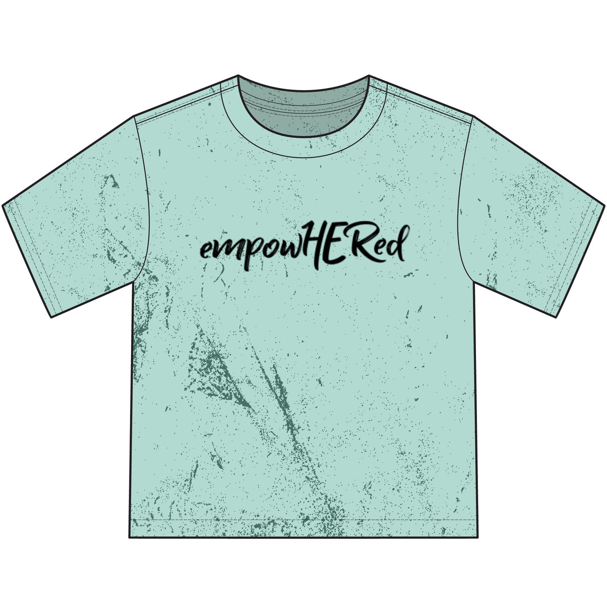 Emily Young Fitness - EmpowHERed Youth T‑Shirt