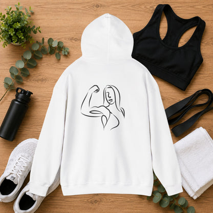 Emily Young Fitness — Women's Strength Line Drawing Graphic Hoodie