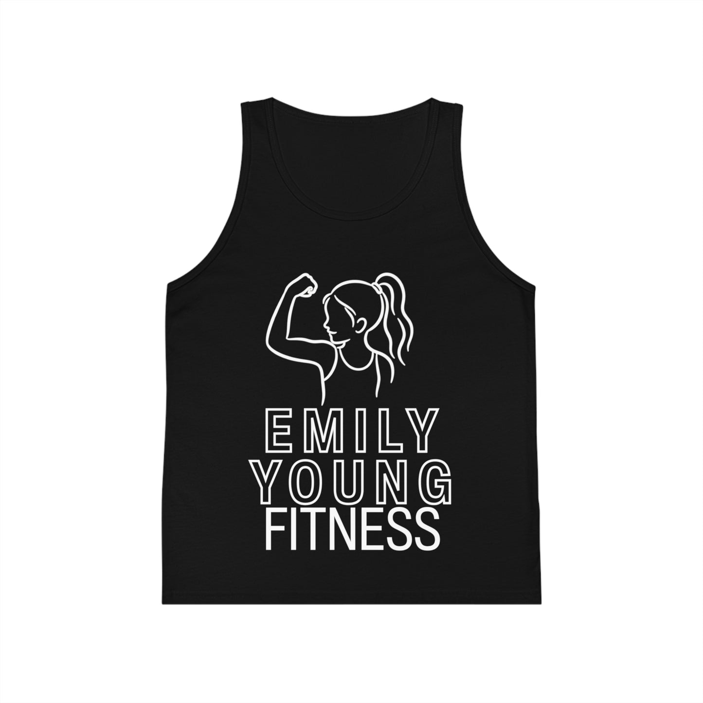 Emily Young Fitness - Kid Tank Top — "Emily Young Fitness" Girls' Athletic Jersey