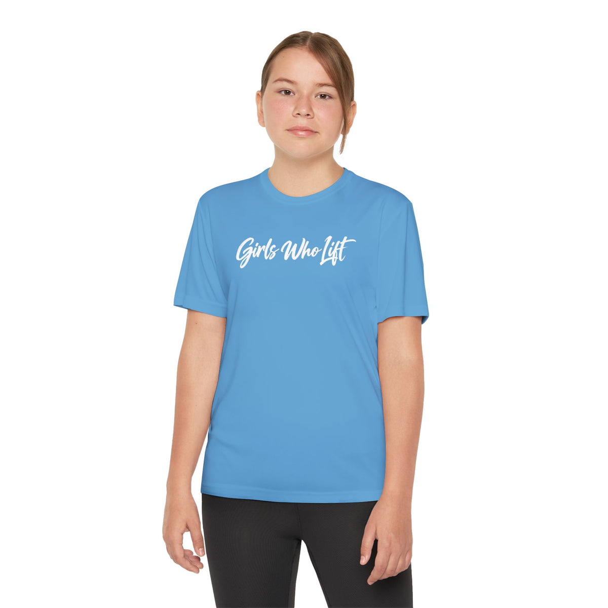 Emily Young Fitness - Girls Who Lift Youth Tee