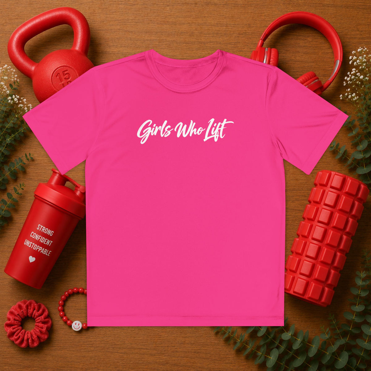 Emily Young Fitness - Girls Who Lift Youth Tee