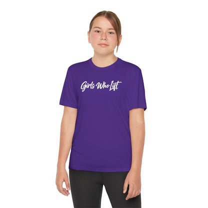 Emily Young Fitness - Girls Who Lift Youth Tee