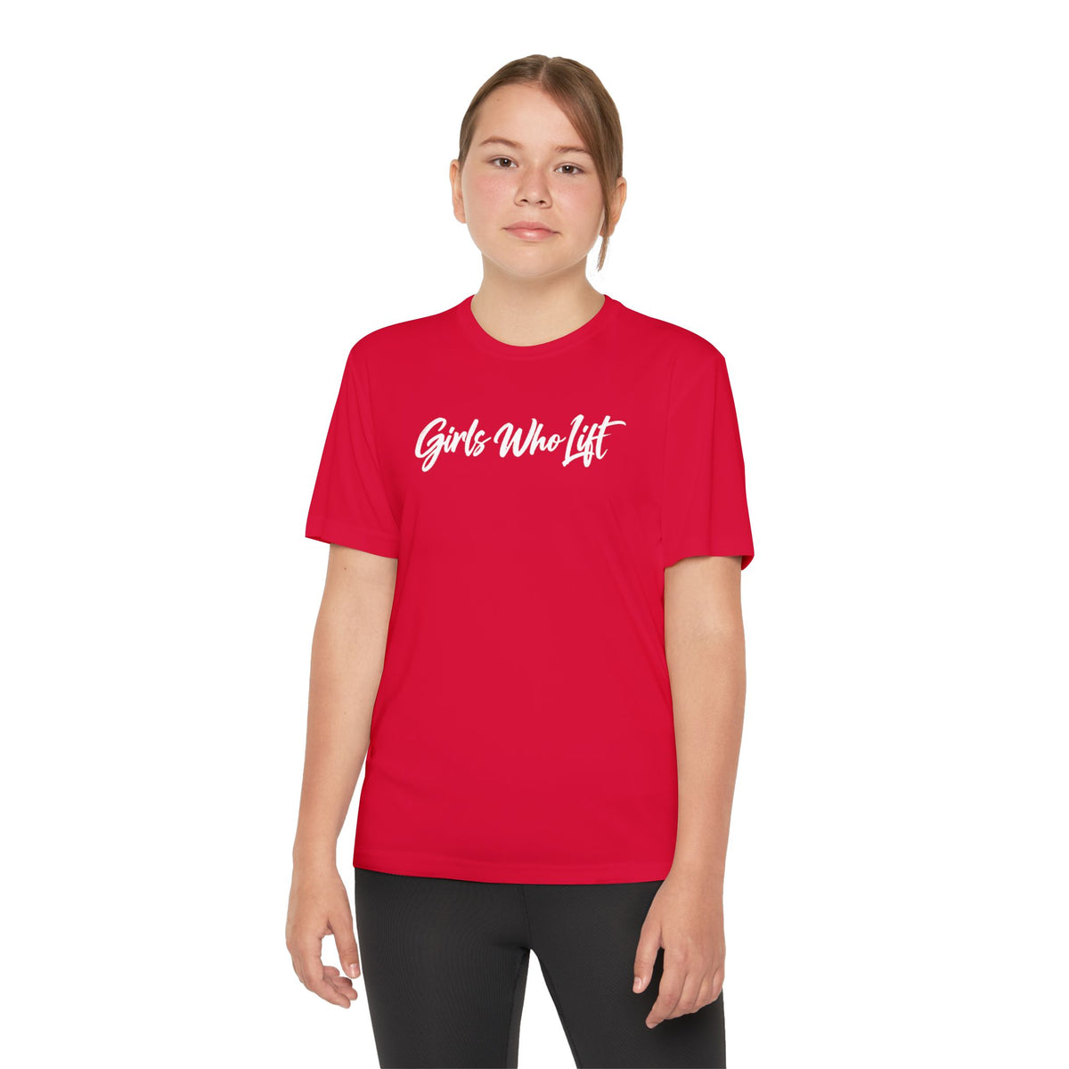 Emily Young Fitness - Girls Who Lift Youth Tee