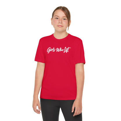 Emily Young Fitness - Girls Who Lift Youth Tee