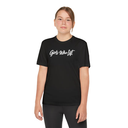 Emily Young Fitness - Girls Who Lift Youth Tee