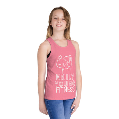 Emily Young Fitness - Kid Tank Top — "Emily Young Fitness" Girls' Athletic Jersey
