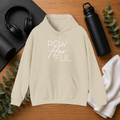 Emily Young Fitness PowHerFul Hoodie — Motivational Trainer Hoodie for Women