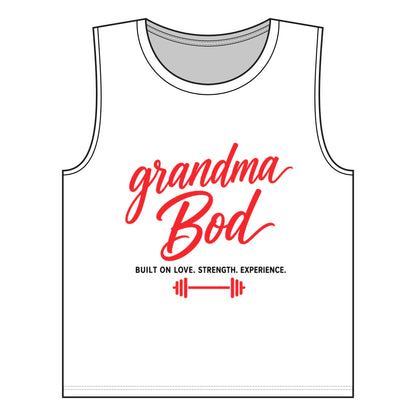 Emily Young Fitness - Grandma Bod Muscle Tank — "Built on Love. Strength. Experience." Women’s Fitness Tank