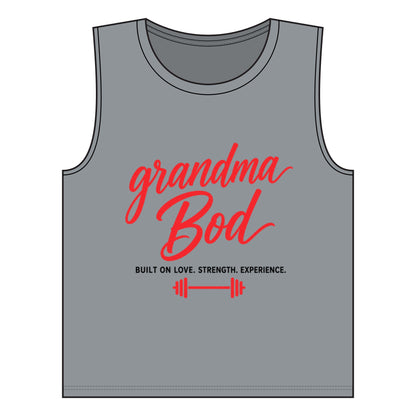 Emily Young Fitness - Grandma Bod Muscle Tank — "Built on Love. Strength. Experience." Women’s Fitness Tank