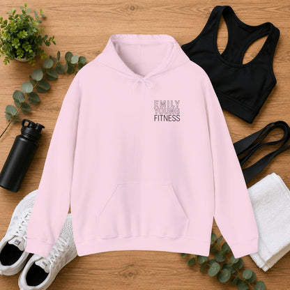 Emily Young Fitness — Women's Strength Line Drawing Graphic Hoodie