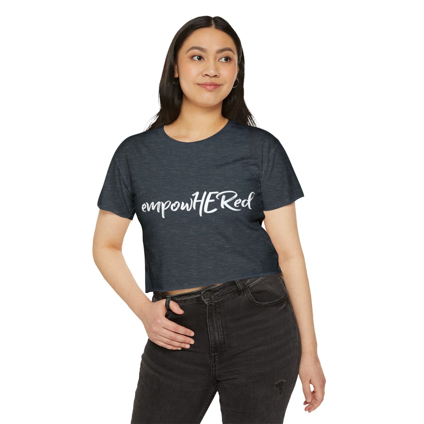 Emily Young Fitness - EmpowHERed Crop Top