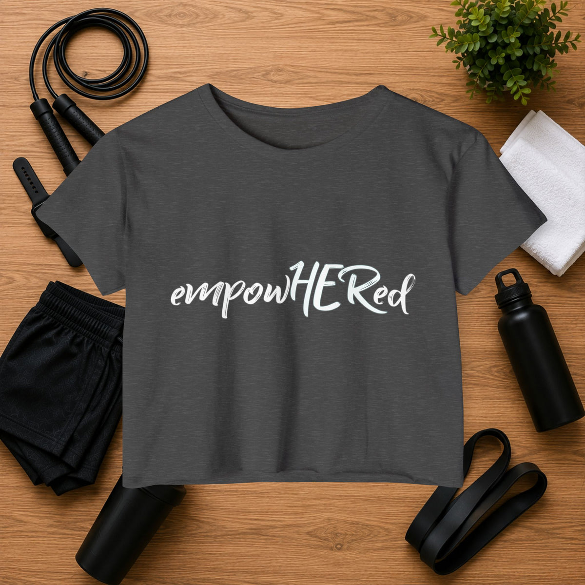 Emily Young Fitness - EmpowHERed Crop Top