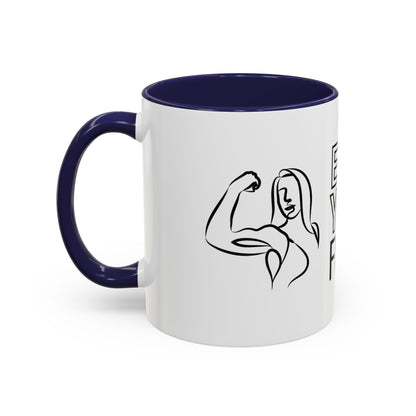 Emily Young Fitness Accent Coffee Mug - Motivational Drinkware for Fitness Enthusiasts
