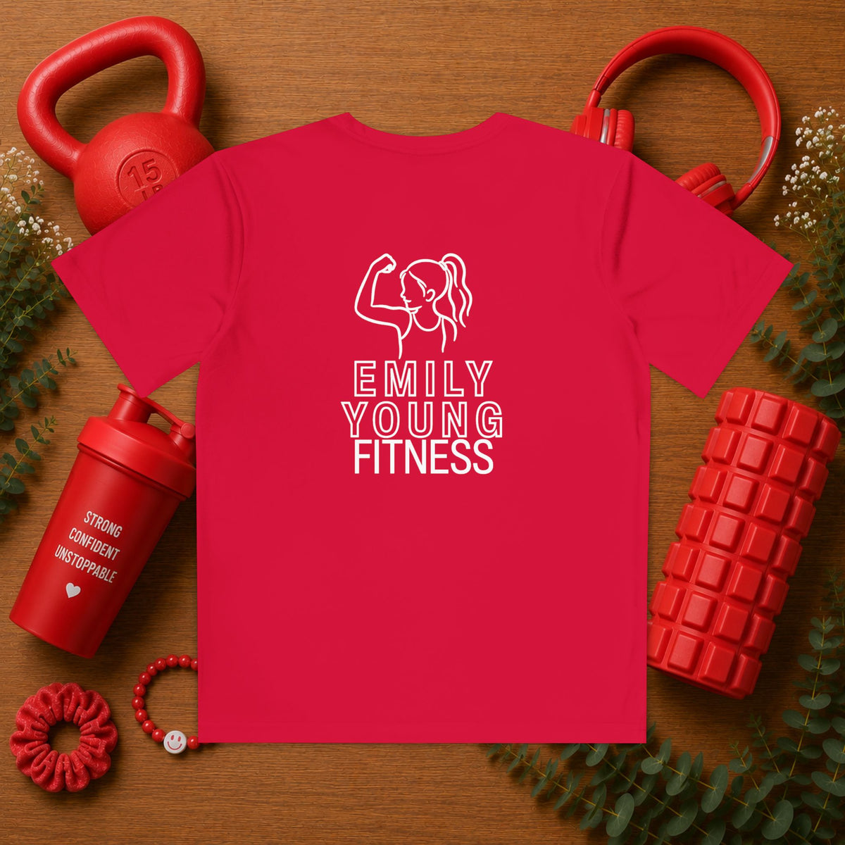Emily Young Fitness - Girls Who Lift Youth Tee