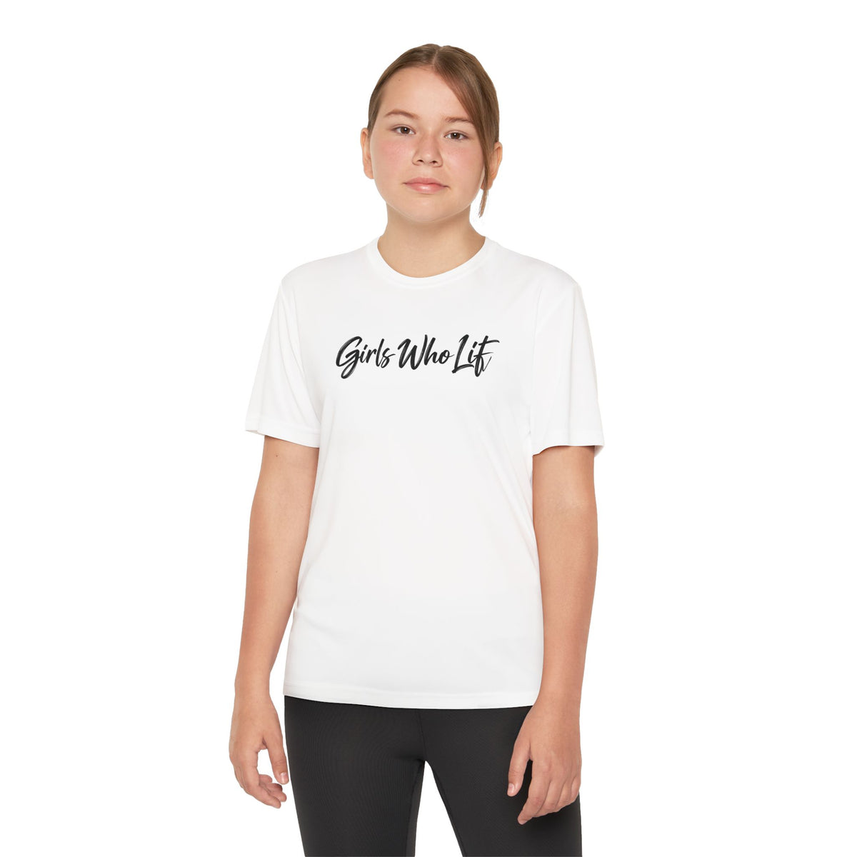 Emily Young Fitness - Girls Who Lift Youth Tee