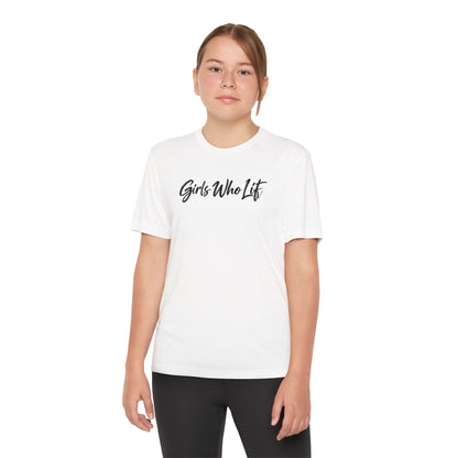 Emily Young Fitness - Girls Who Lift Youth Tee