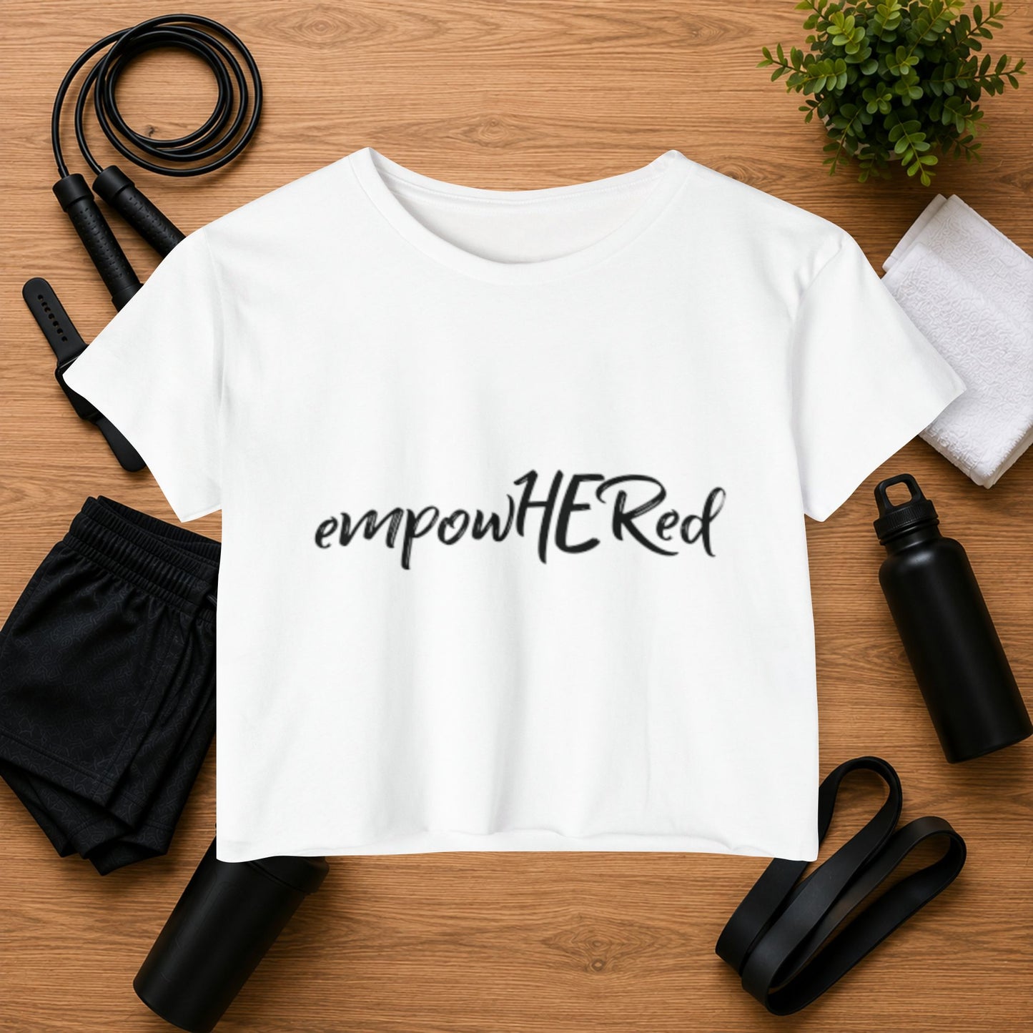 Emily Young Fitness - EmpowHERed Crop Top