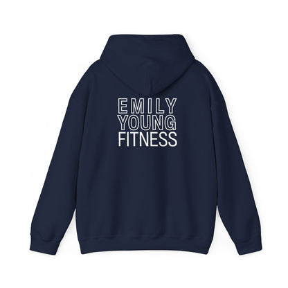 Emily Young Fitness PowHerFul Hoodie — Motivational Trainer Hoodie for Women