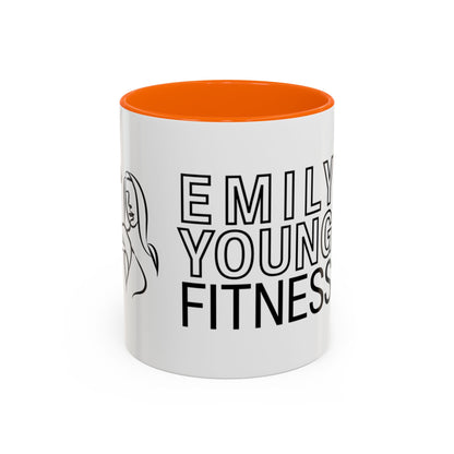 Emily Young Fitness Accent Coffee Mug - Motivational Drinkware for Fitness Enthusiasts