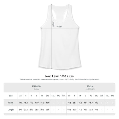 Emily Young Fitness - Line Drawing Women's Ideal Racerback Tank
