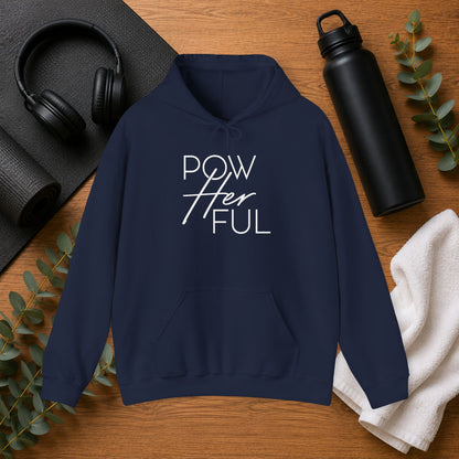 Emily Young Fitness PowHerFul Hoodie — Motivational Trainer Hoodie for Women