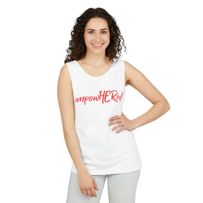 Emily Young Fitness - EmpowHERed Tank Top — Women’s Empowerment Muscle Line Art Tank