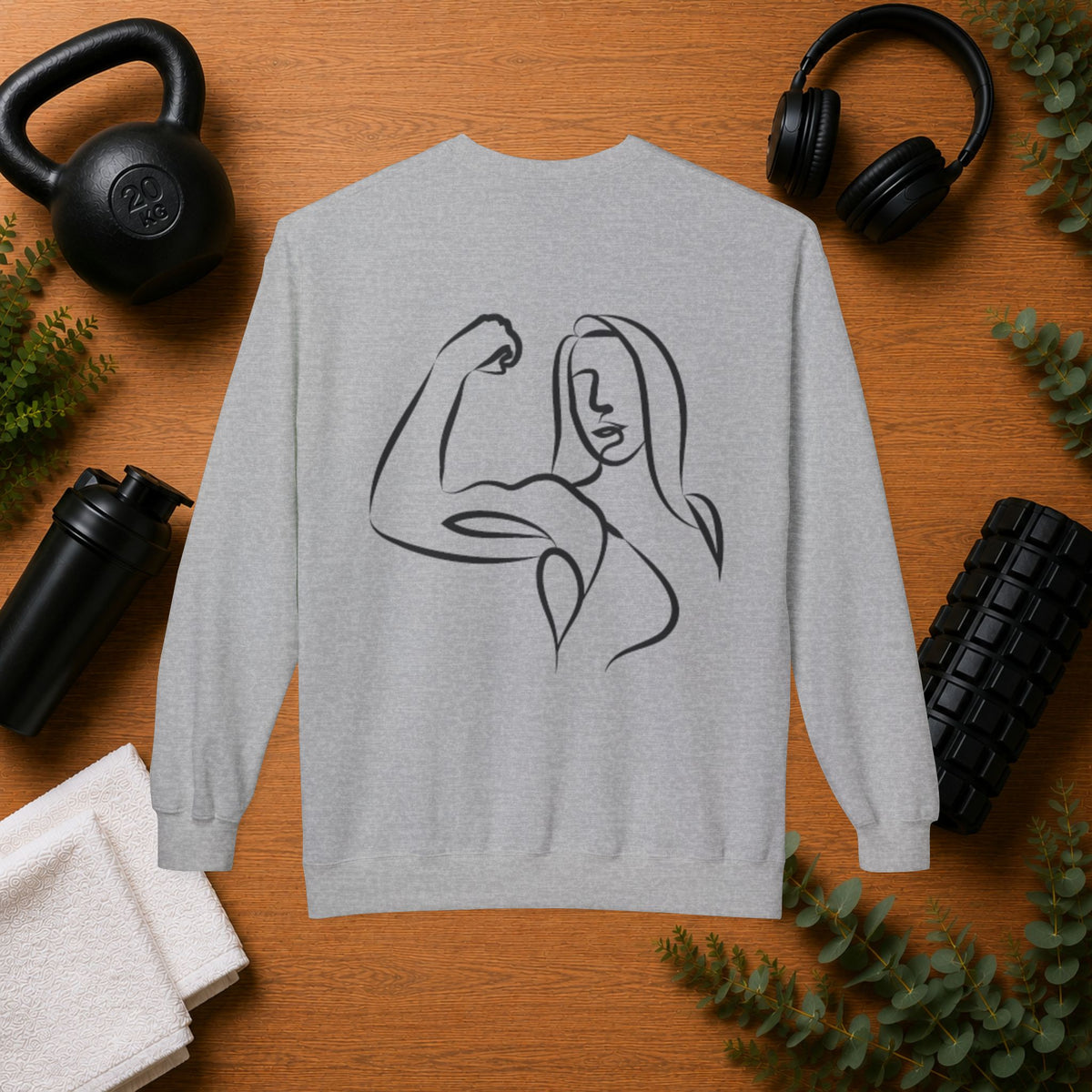 Emily Young Fitness - Unisex Midweight Softstyle Fleece Crewneck Sweatshirt