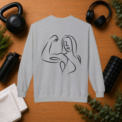 Emily Young Fitness - Unisex Midweight Softstyle Fleece Crewneck Sweatshirt
