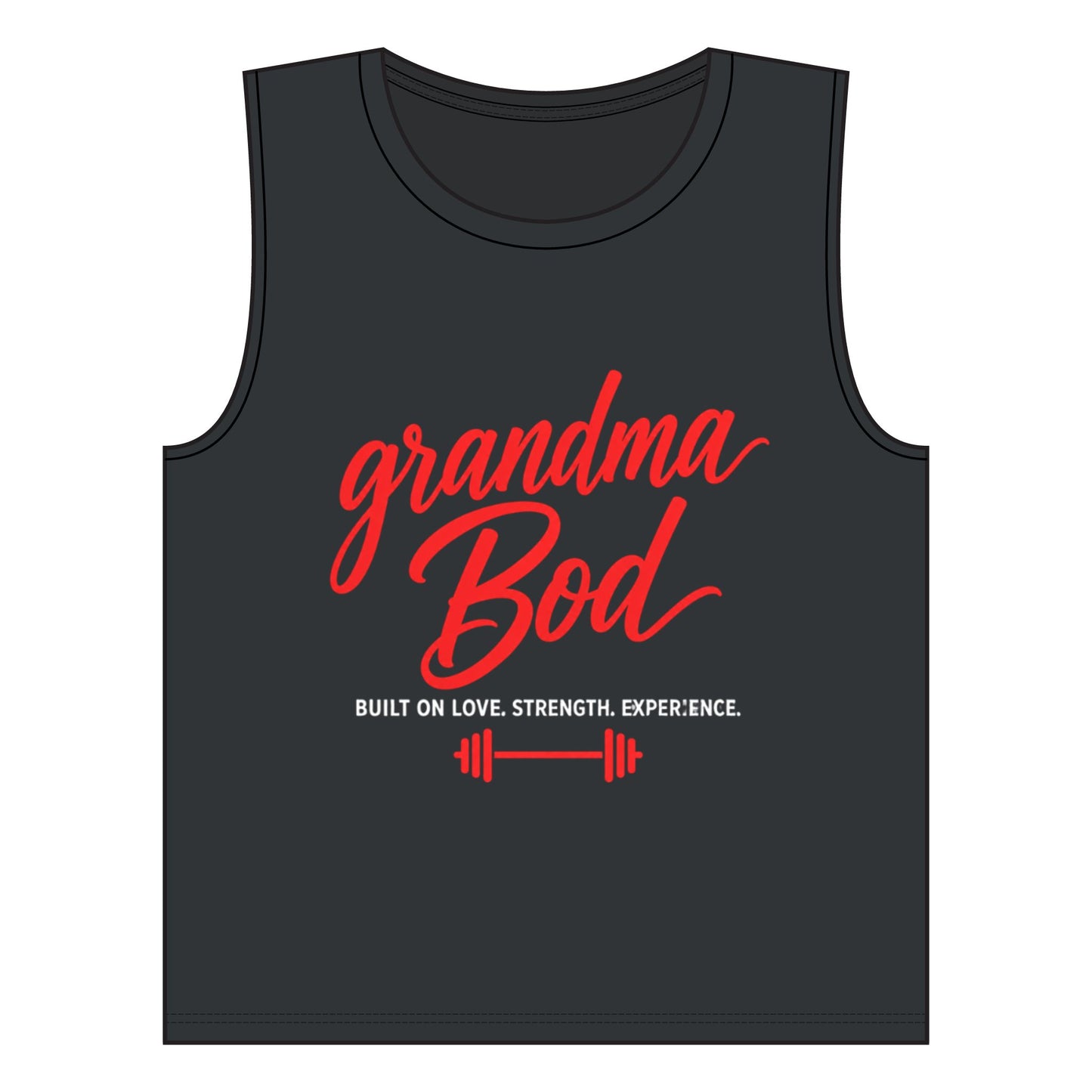 Emily Young Fitness - Grandma Bod Muscle Tank — "Built on Love. Strength. Experience." Women’s Fitness Tank
