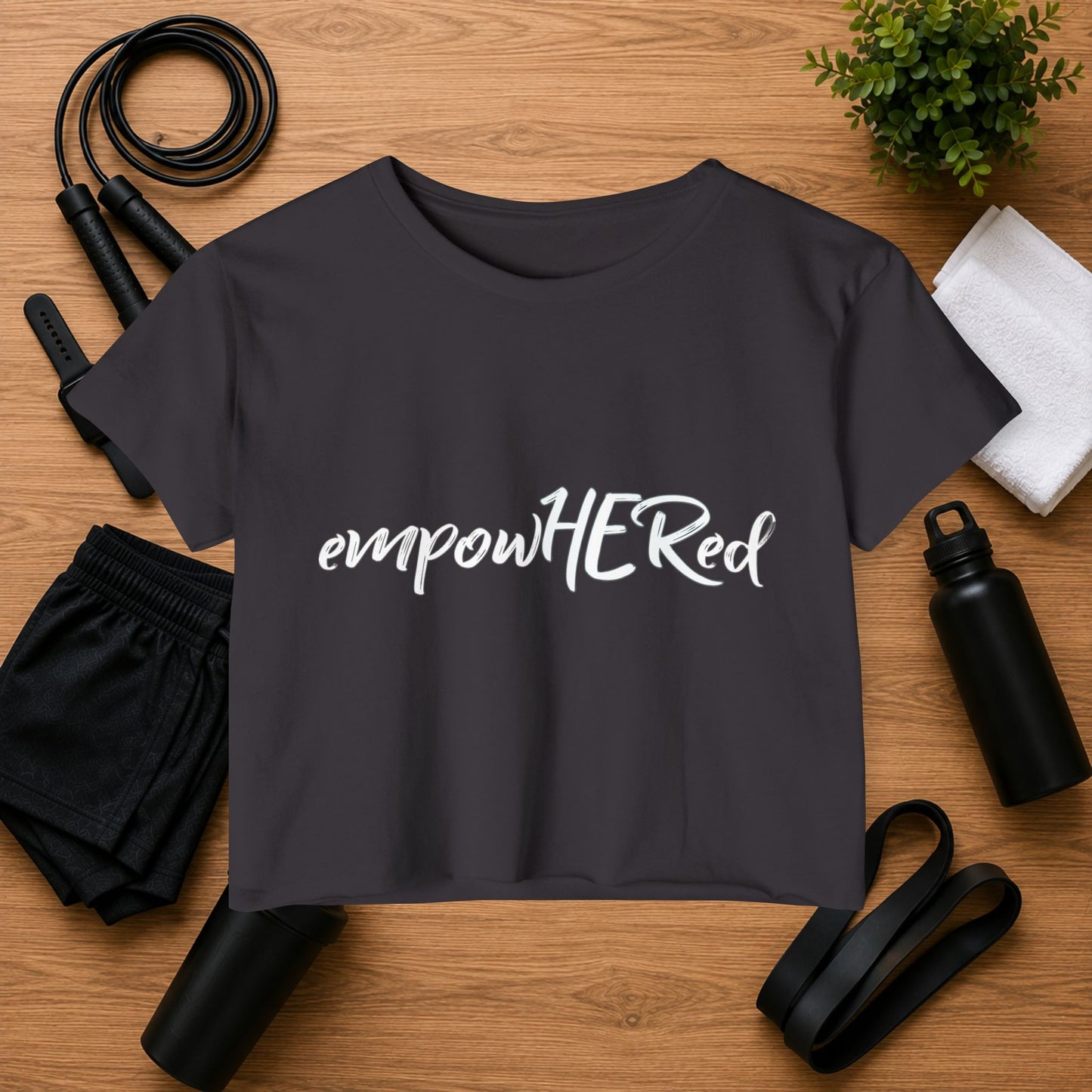 Emily Young Fitness - EmpowHERed Crop Top