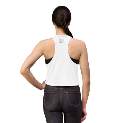Emily Young Fitness — empowHERed Women's Crop Top (Athletic Raw-Edge Workout Tank)