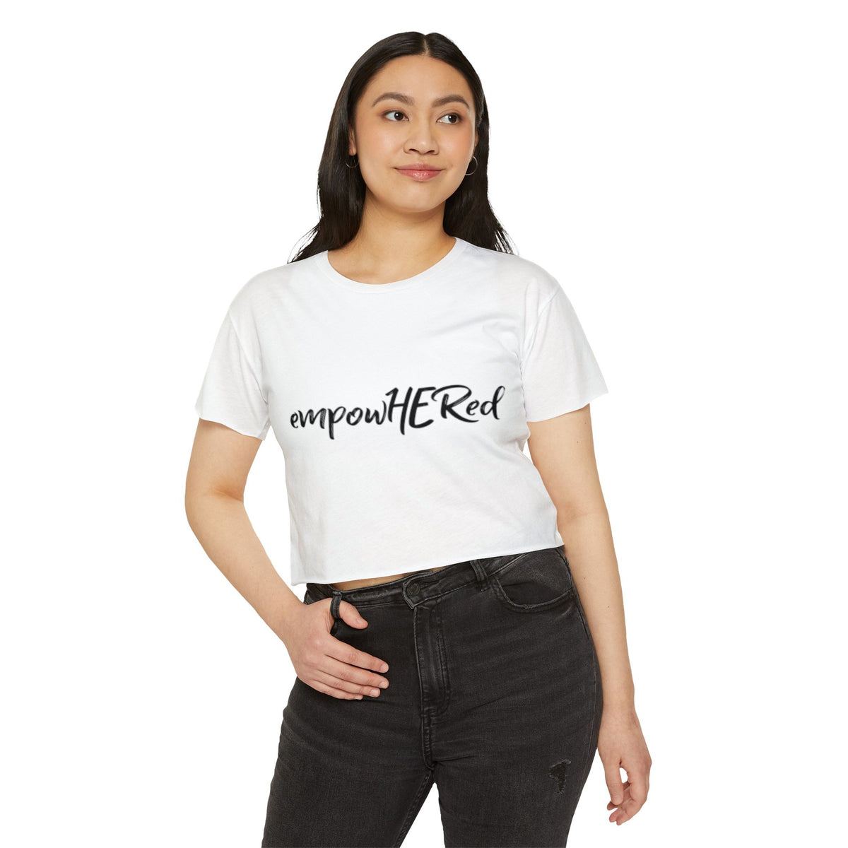 Emily Young Fitness - EmpowHERed Crop Top