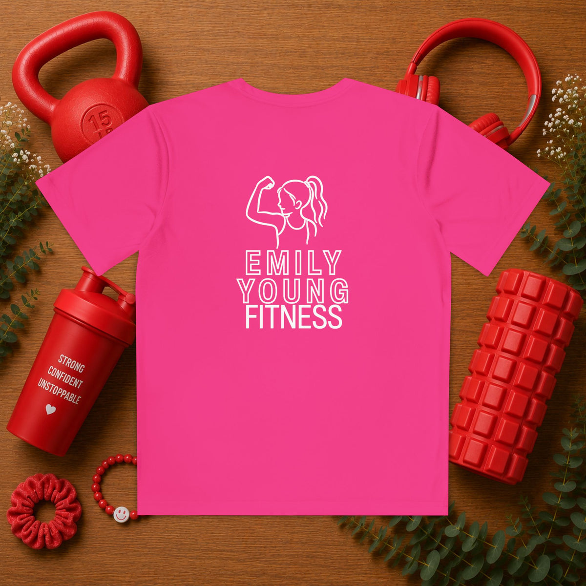 Emily Young Fitness - Girls Who Lift Youth Tee