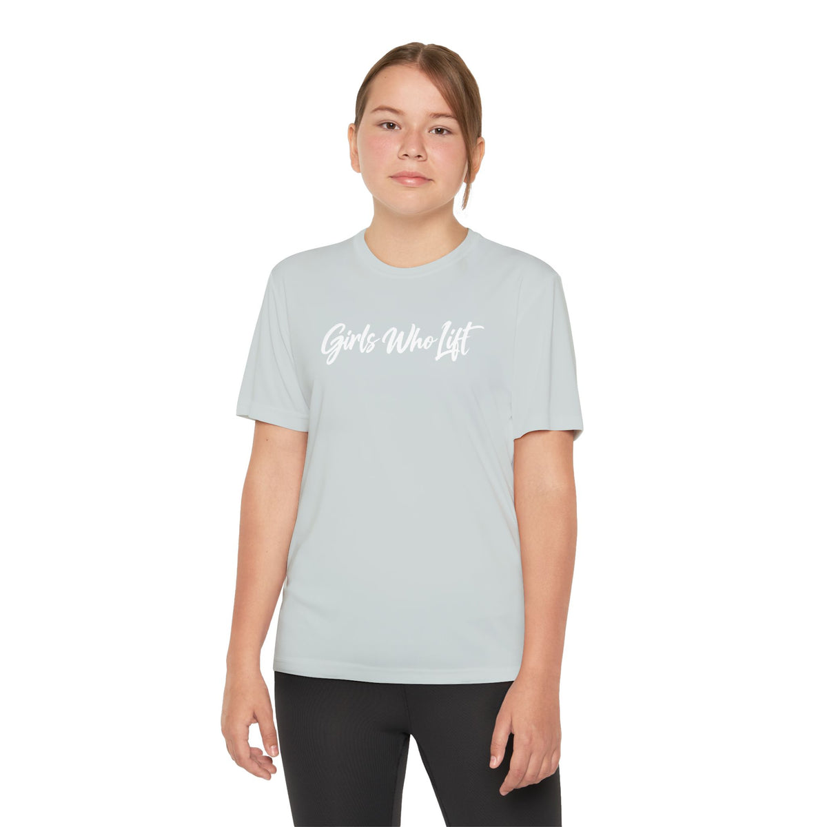 Emily Young Fitness - Girls Who Lift Youth Tee