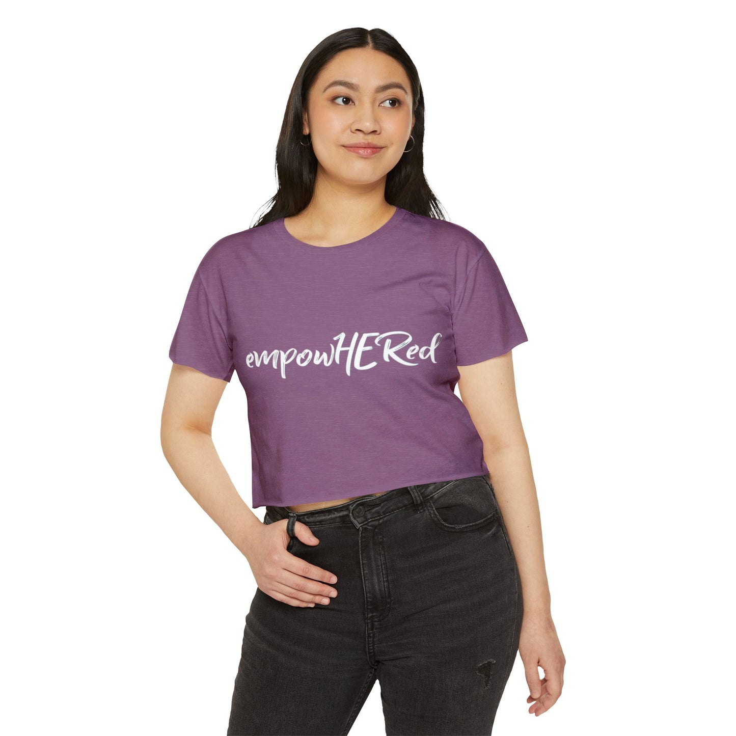 Emily Young Fitness - EmpowHERed Crop Top