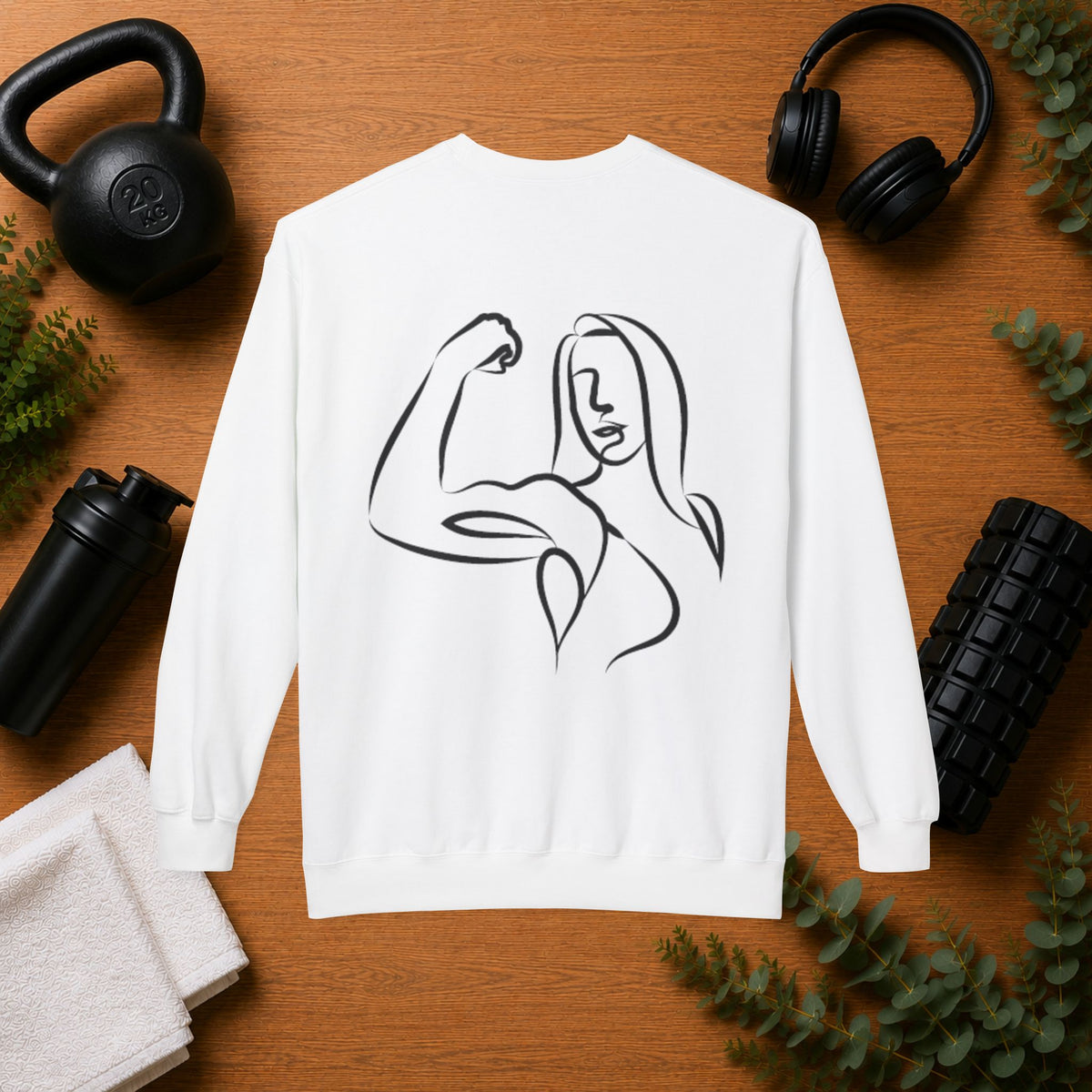 Emily Young Fitness - Unisex Midweight Softstyle Fleece Crewneck Sweatshirt