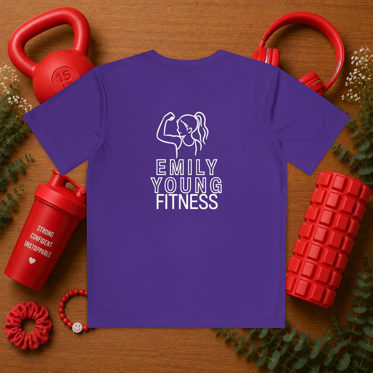 Emily Young Fitness - Girls Who Lift Youth Tee