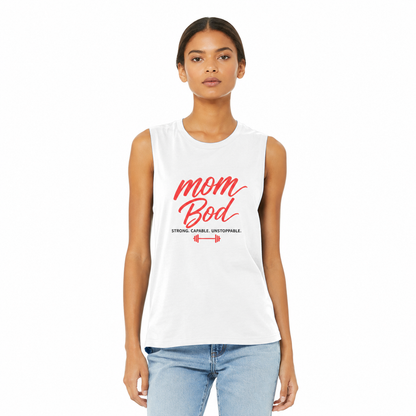 Emily Young Fitness - Mom Bod Muscle Tank — "Strong. Capable. Unstoppable." Fitness Tank Top for Active Moms