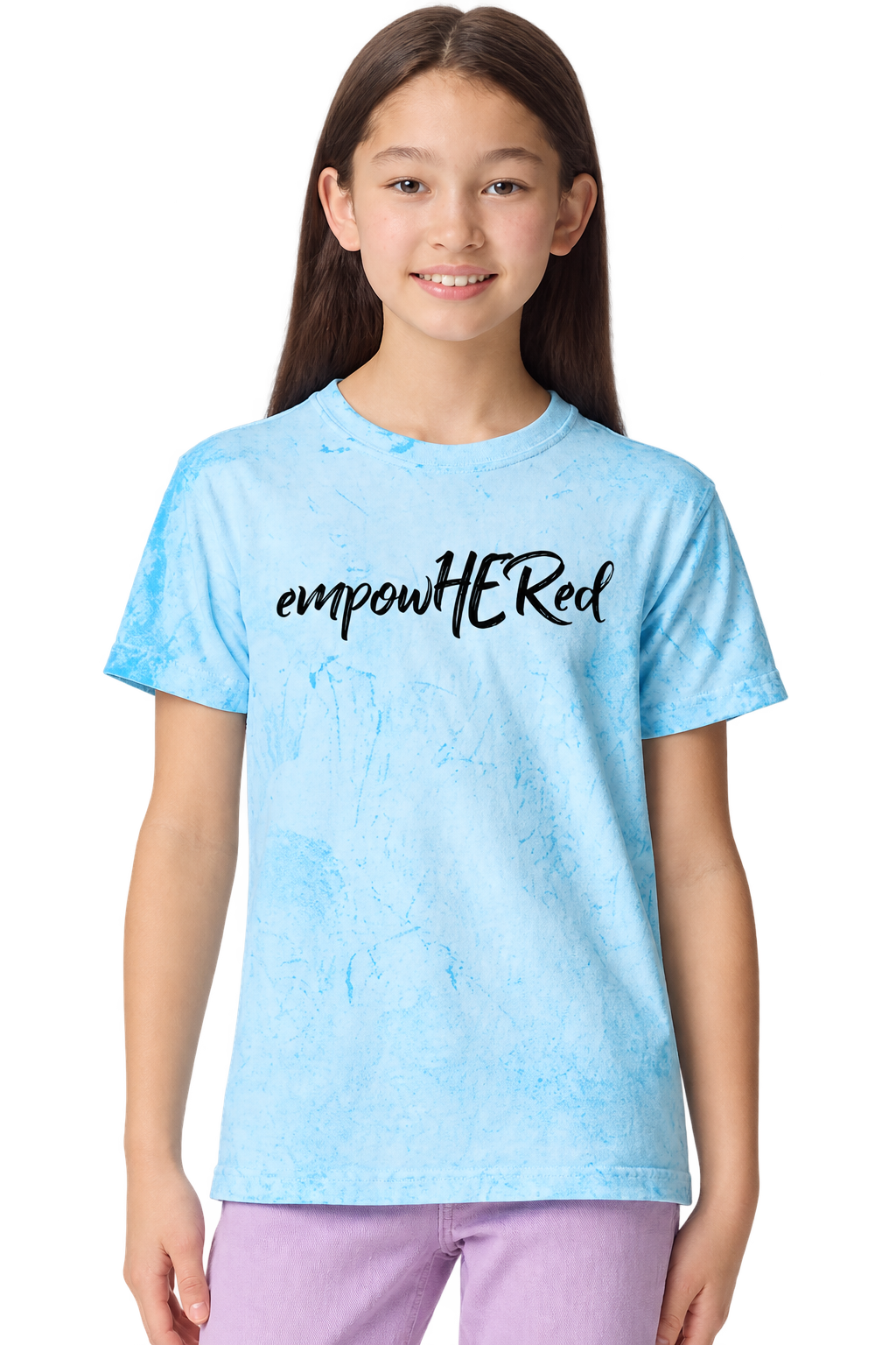 Emily Young Fitness - EmpowHERed Youth T‑Shirt