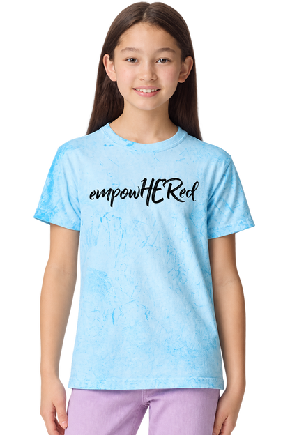 Emily Young Fitness - EmpowHERed Youth T‑Shirt