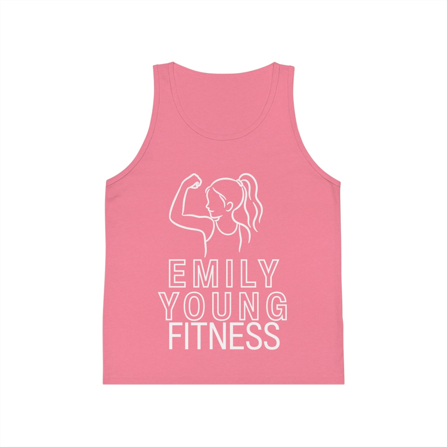 Emily Young Fitness - Kid Tank Top — "Emily Young Fitness" Girls' Athletic Jersey