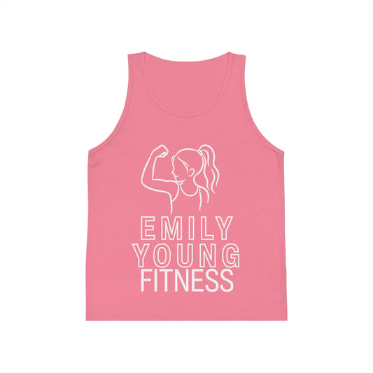 Emily Young Fitness - Kid Tank Top — "Emily Young Fitness" Girls' Athletic Jersey