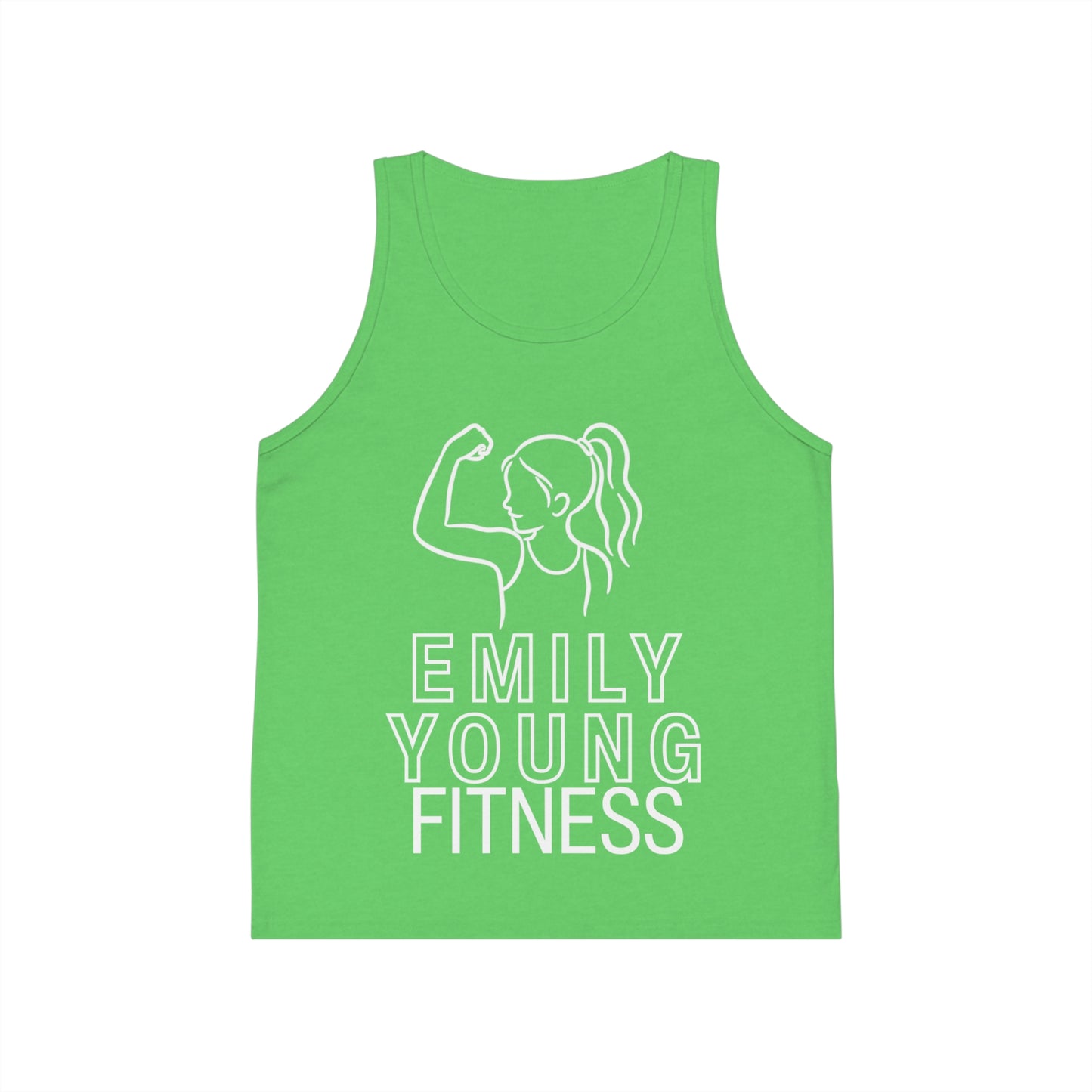 Emily Young Fitness - Kid Tank Top — "Emily Young Fitness" Girls' Athletic Jersey