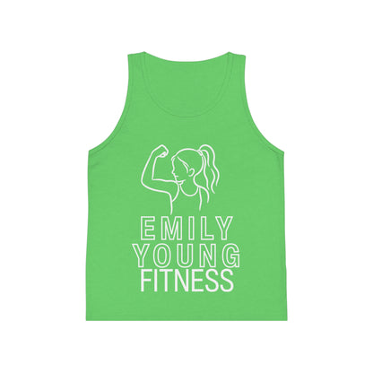 Emily Young Fitness - Kid Tank Top — "Emily Young Fitness" Girls' Athletic Jersey