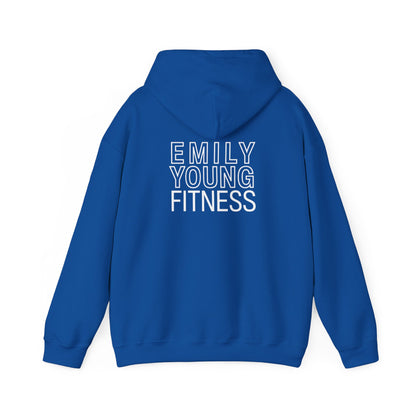 Emily Young Fitness PowHerFul Hoodie — Motivational Trainer Hoodie for Women