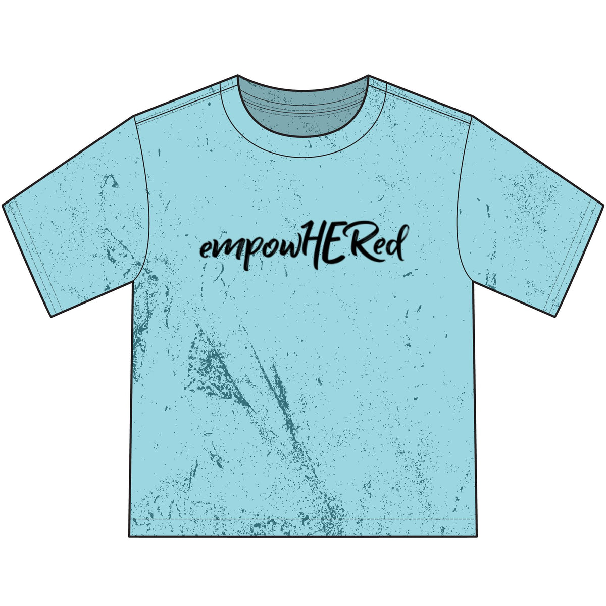 Emily Young Fitness - EmpowHERed Youth T‑Shirt