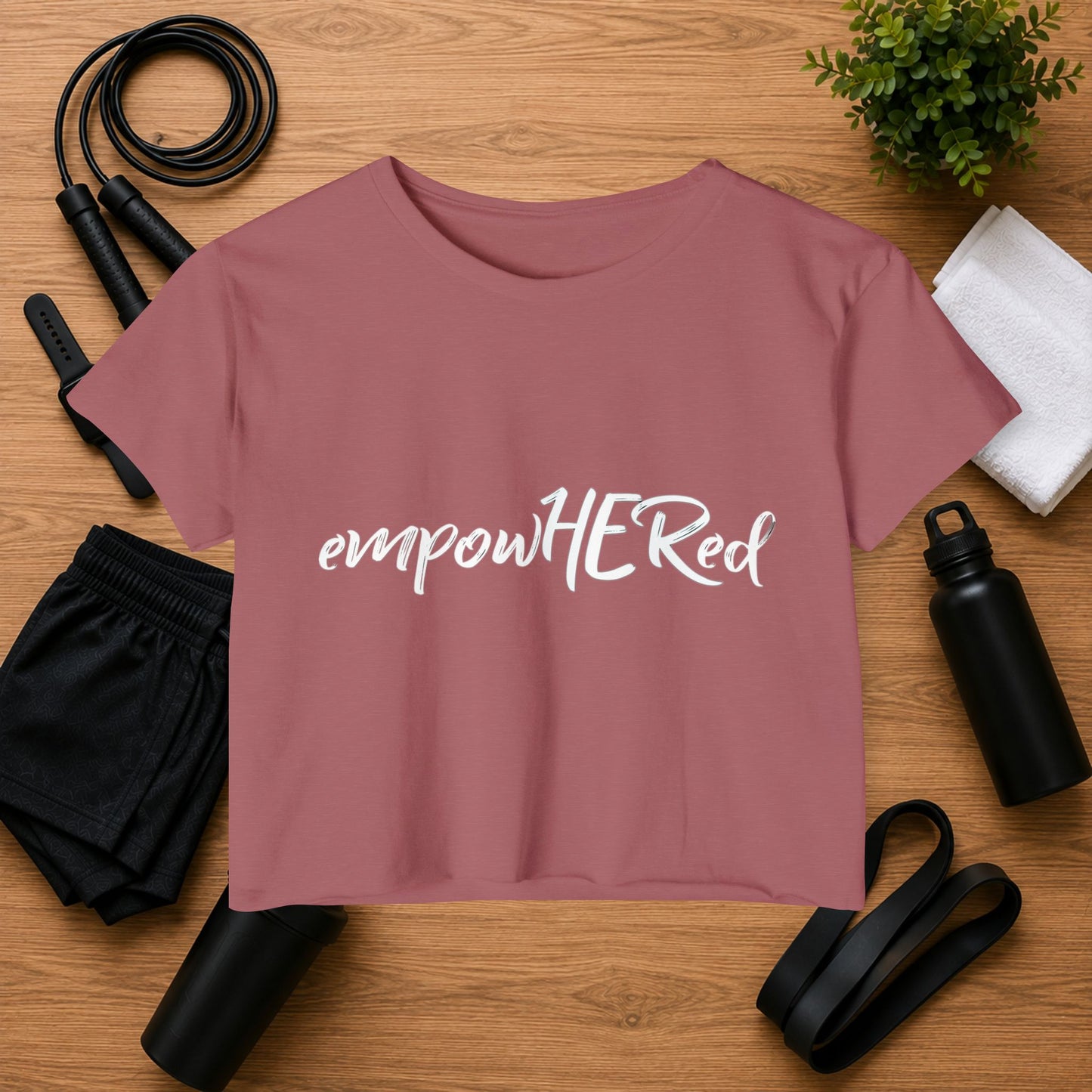 Emily Young Fitness - EmpowHERed Crop Top