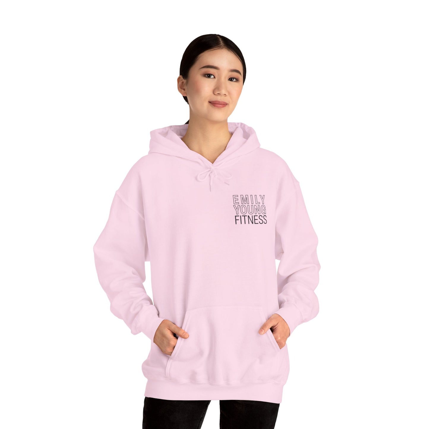 Emily Young Fitness — Women's Strength Line Drawing Graphic Hoodie